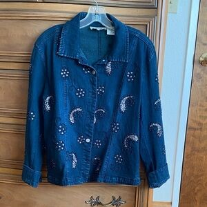 Embellished Blue Jean Jacket